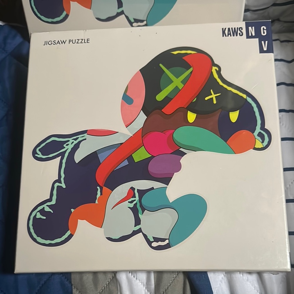 KAWS Jigsaw Puzzle with Colorful Design